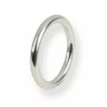 Gladde ring - 925 zilver +€25.00